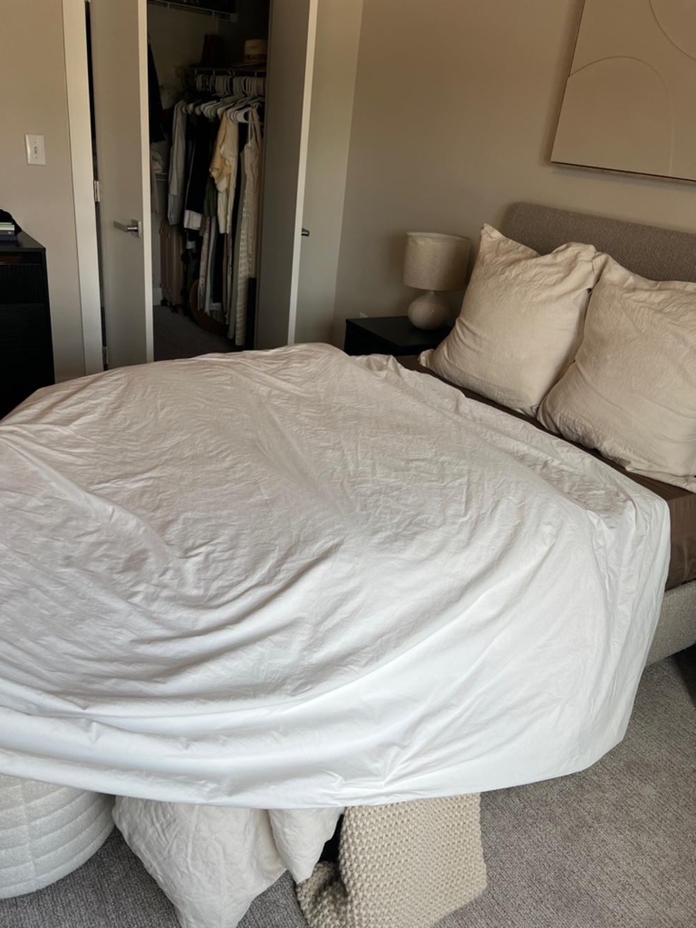 Brooklinen Classic Percale Duvet Cover Queen Full - Picture 3 of 6